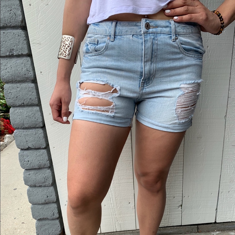 Ripped shorts